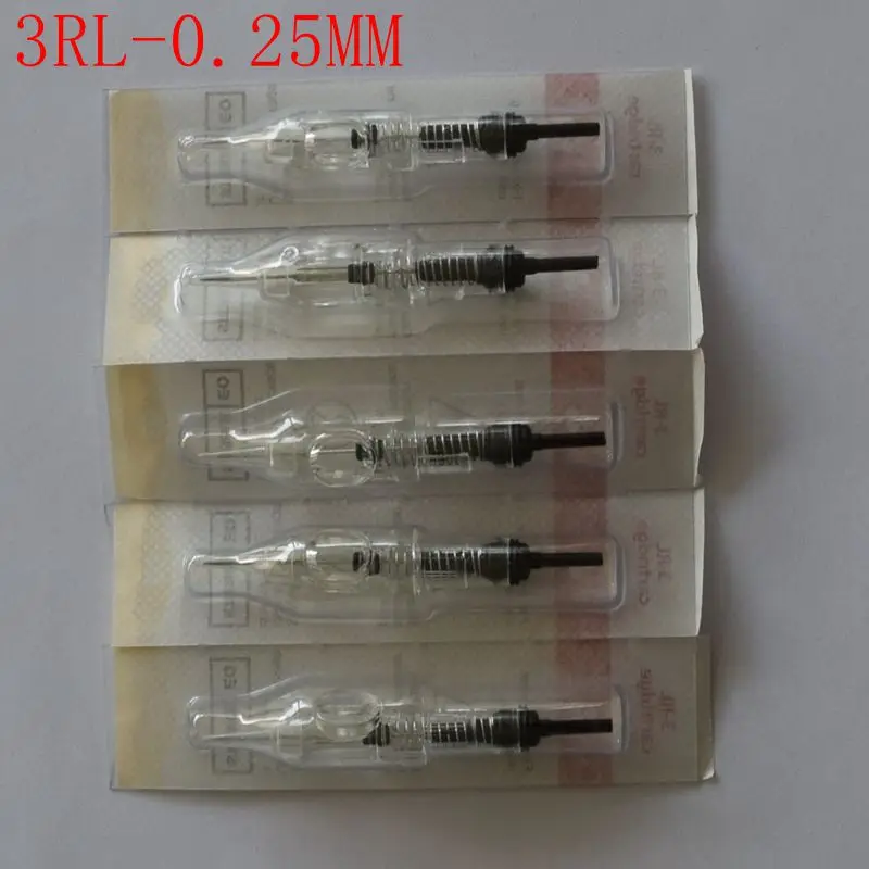 Татуаж Перманентный макияж ручка картридж 100 шт. 3R Одноразовые стерилизованные