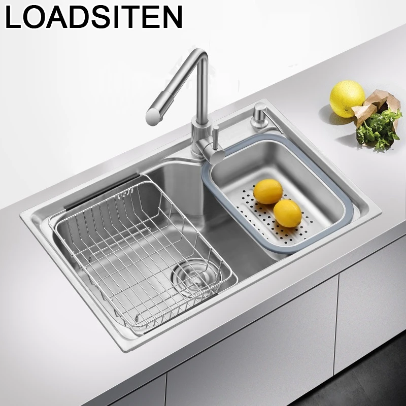 Интеграл Inoxidable Escurridor кран Inox Wasbak Кухня Fregadero De Cocina умывальник Куба Pia Cozinha Dishwash