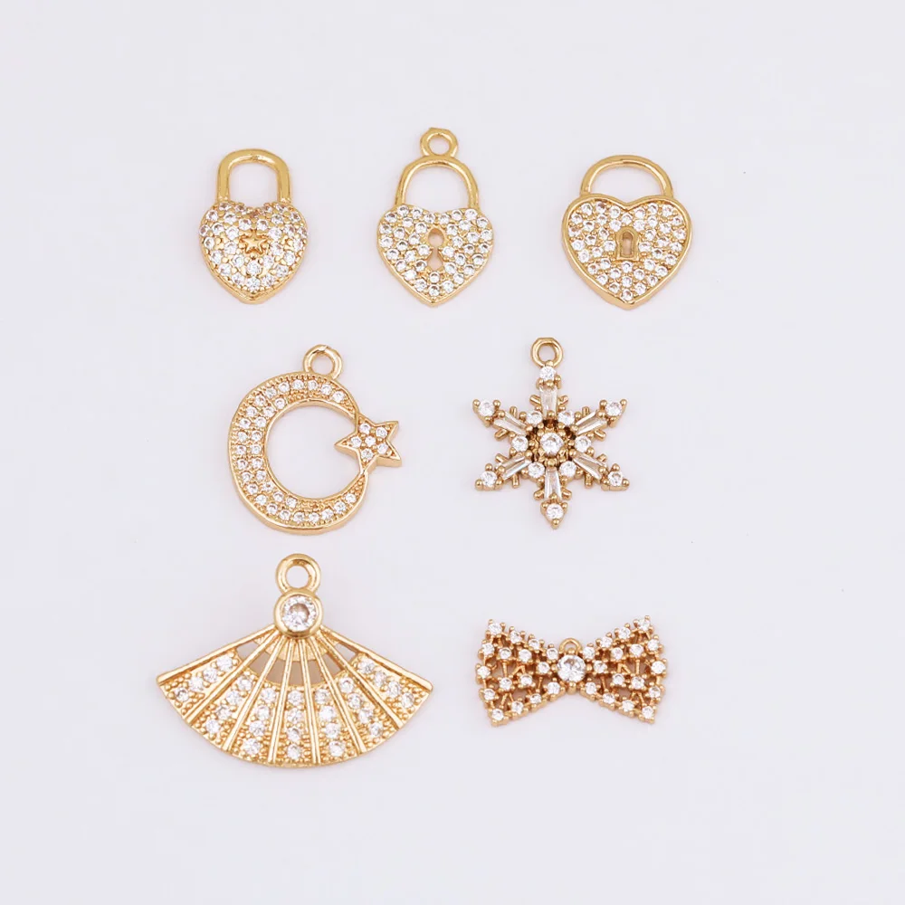 

30 шт., ювелирные аксессуары/Сделай сам/ручная работа/изысканные/CZ подвески/подвески для сережек/ювелирные изделия