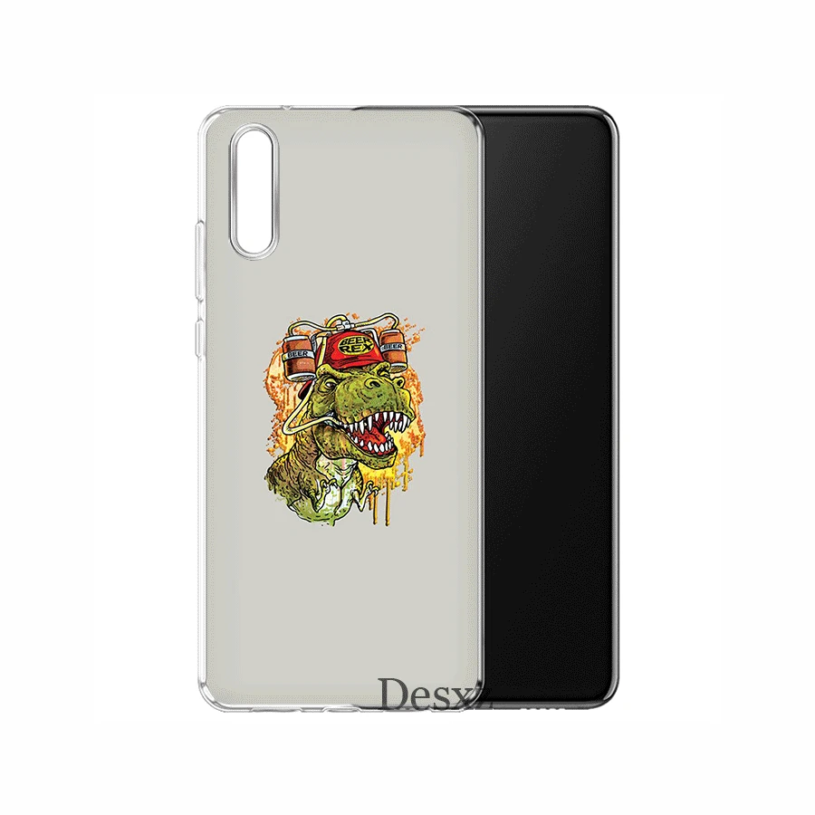 Чехол для телефона Huawei Honor 6A 6C 7A 8 8X 9 9X 10 View 20 Lite Pro Play Hard Cover Dinosaur | Мобильные телефоны