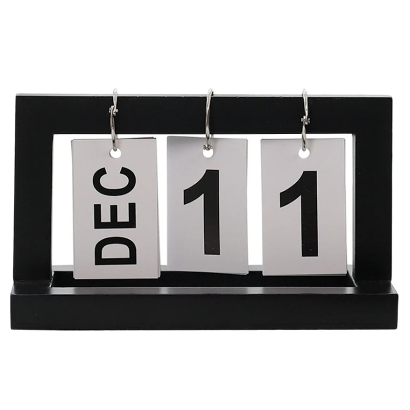 

Винтажный стол из сосны, календарь, украшения для офиса, настольного компьютера «сделай сам», флип-календарь, украшение для дома/кафе, магаз...