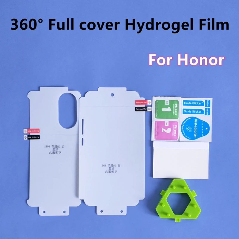 

Гидрогелевая пленка с полным покрытием 360 ° для Honor 50 Pro/50SE, Защита экрана для Honor V40/30Pro, Гидрогелевая пленка из ТПУ, изогнутая, не стеклянная
