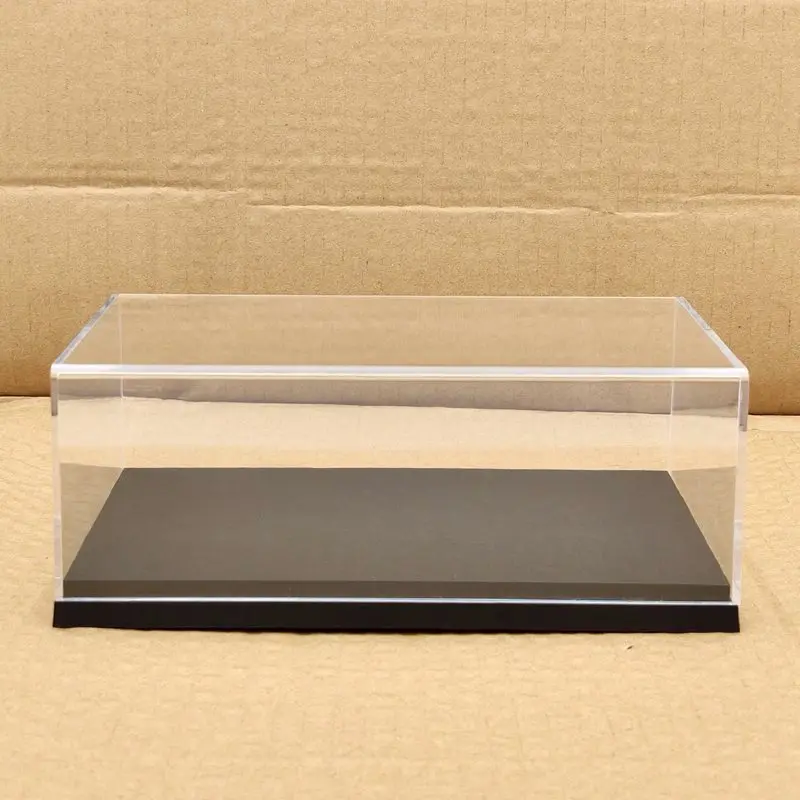 Motorcycle Model Case Toys Car Display Box Acrylic Transparent Dustproof 20cm L 7.8cm H | Игрушки и хобби