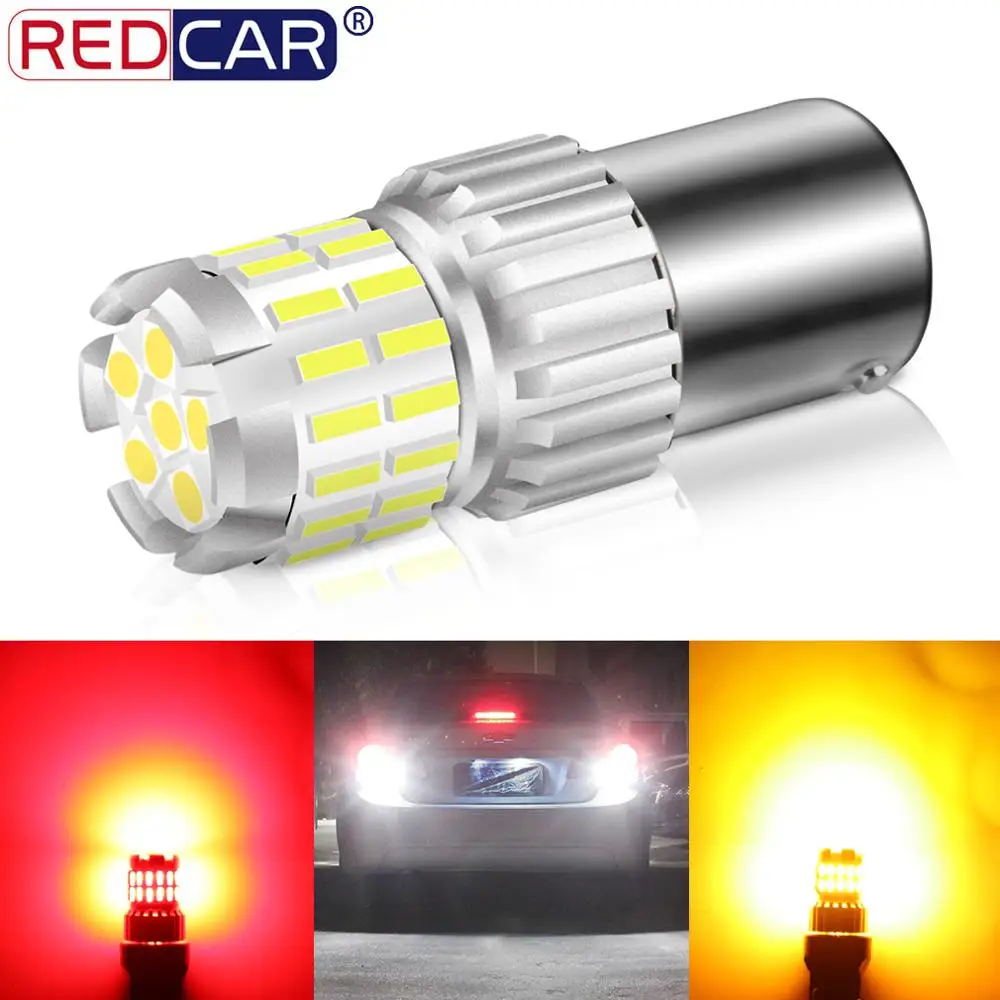 1 шт. P21W светодиодный 1156 BA15S лампы BAU15S PY21W 1157 BAY15D P21/5 Вт 21/5 T20 7443 T25 3157 Автомобильная
