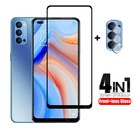 2 шт., для OPPO Reno 4, стекло, закаленное, клеевое стекло, жесткий HD экран, Защитная пленка для объектива камеры для Reno 4 5G Reno 4 Pro 5G объектив