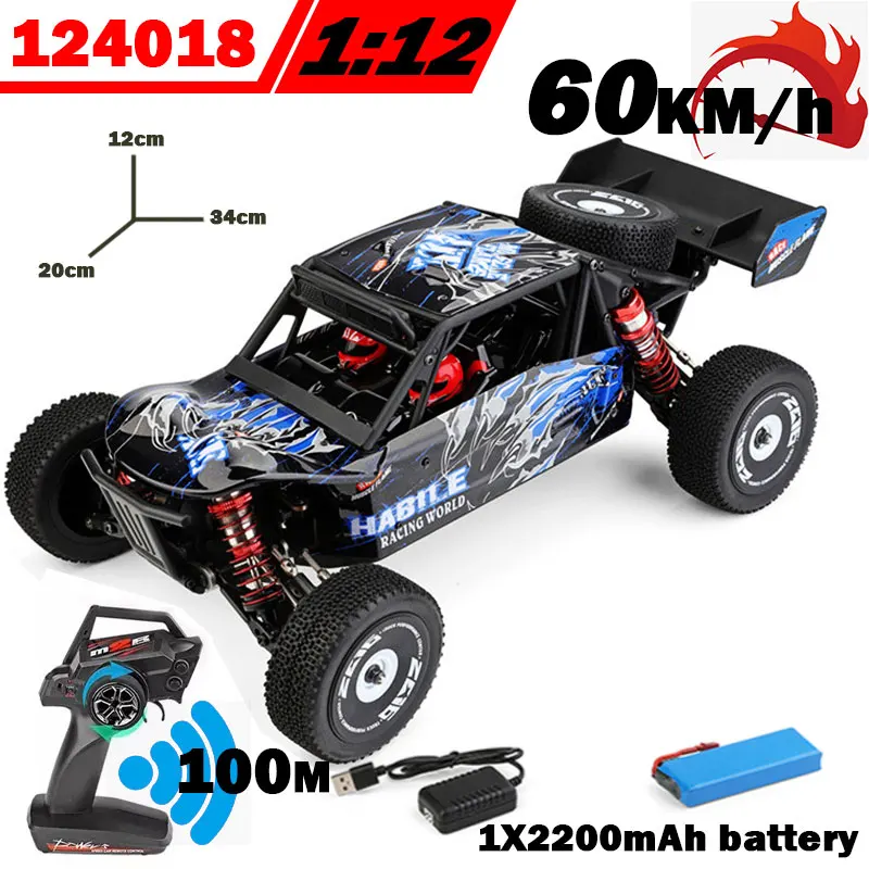 

2021 популярный Wltoys 124018 1:12 Радиоуправляемый автомобиль 60 км/ч 2,4G полноприводный высокоскоростной внедорожник RTR для скалолазания взрослый ав...