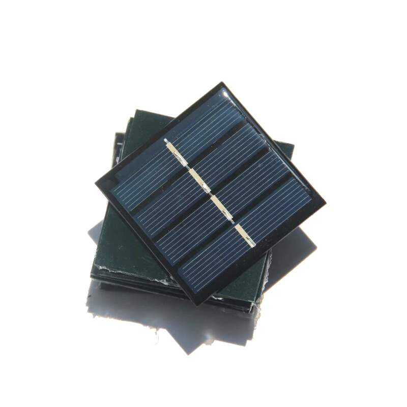 0.45W 2V Mini Solar Cell Polycrystalline Panel Module DIY System For LED 58*58*3MM 50pcs/lot Free Shipping | Электроника