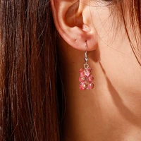 creative cartoon candy color cute little bear earrings personalized resin color earrings wholesale new earrings goth earrings