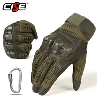 touch screen pu leather motorcycle gloves motocross protective gear motorbike racing hard knuckle full finger glove men women