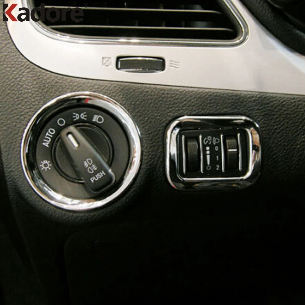 Аксессуары для Dodge Journey 2011 2012 2013 2014 Переключатель приборной панели накладка | Хромирование -32453896805