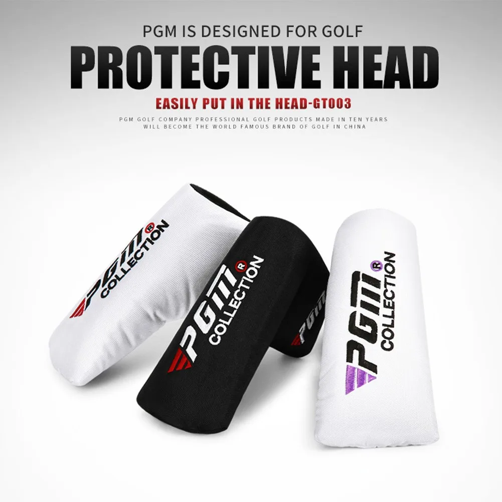 

1pc Golf Club Head Cover Durable PU PGM Golf Putter Head Covers Club Golfs Accessories Outdoor Sport Supplies