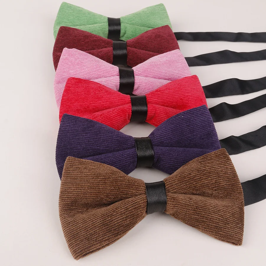 Linbaiway замшевые хлопковые галстуки для мужчин и женщин модные бархатные