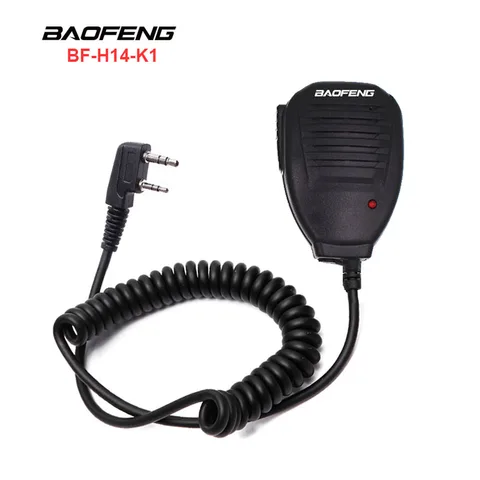 Baofeng динамик микрофон BF-H14-K1 микрофон для BAOFENG UV-5R BF-888S GT-3 UV-82 DM-1801 DM-1701 DM-1702 UV-B2 плюс