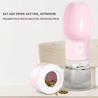 Портативная бутылка для воды et Dog, кормушка, бутылка для воды и еды для домашних животных, для путешествий и прогулок с миской для собак