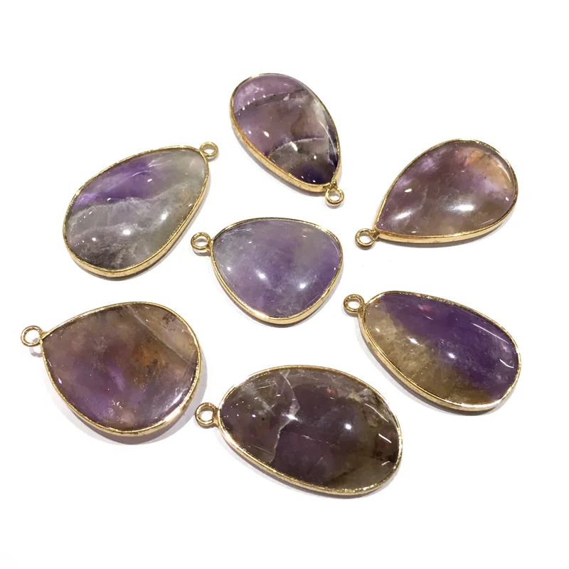 Натуральный камень подвески в форме лампочки для изготовления ювелирных изделий