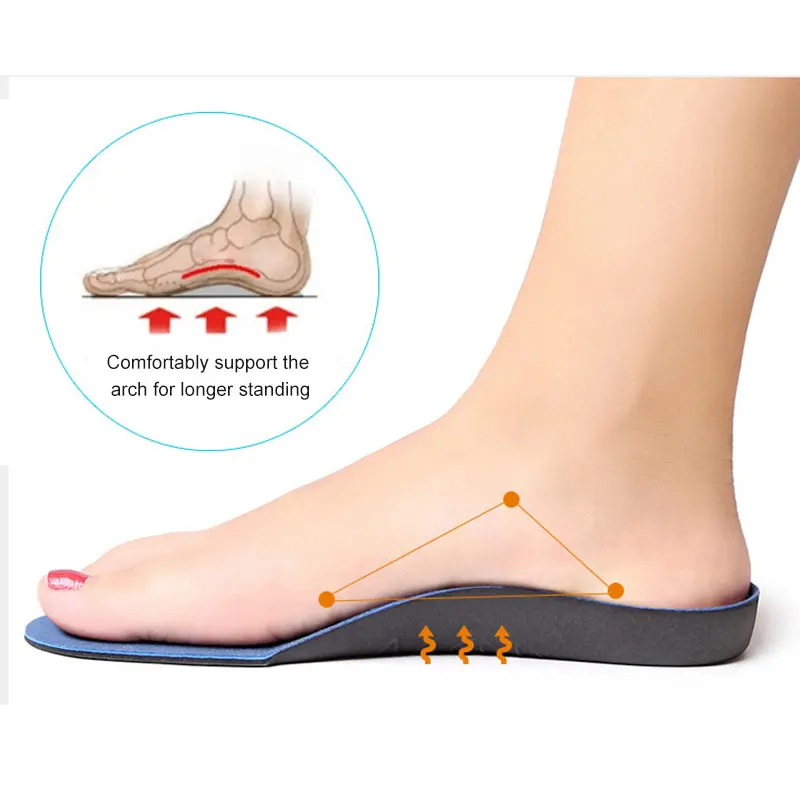 Men Women Flat Foot Correction Insoles Health Sole Pad Feet Care Shoes Arch Support Cushion SEC88 | Спорт и развлечения