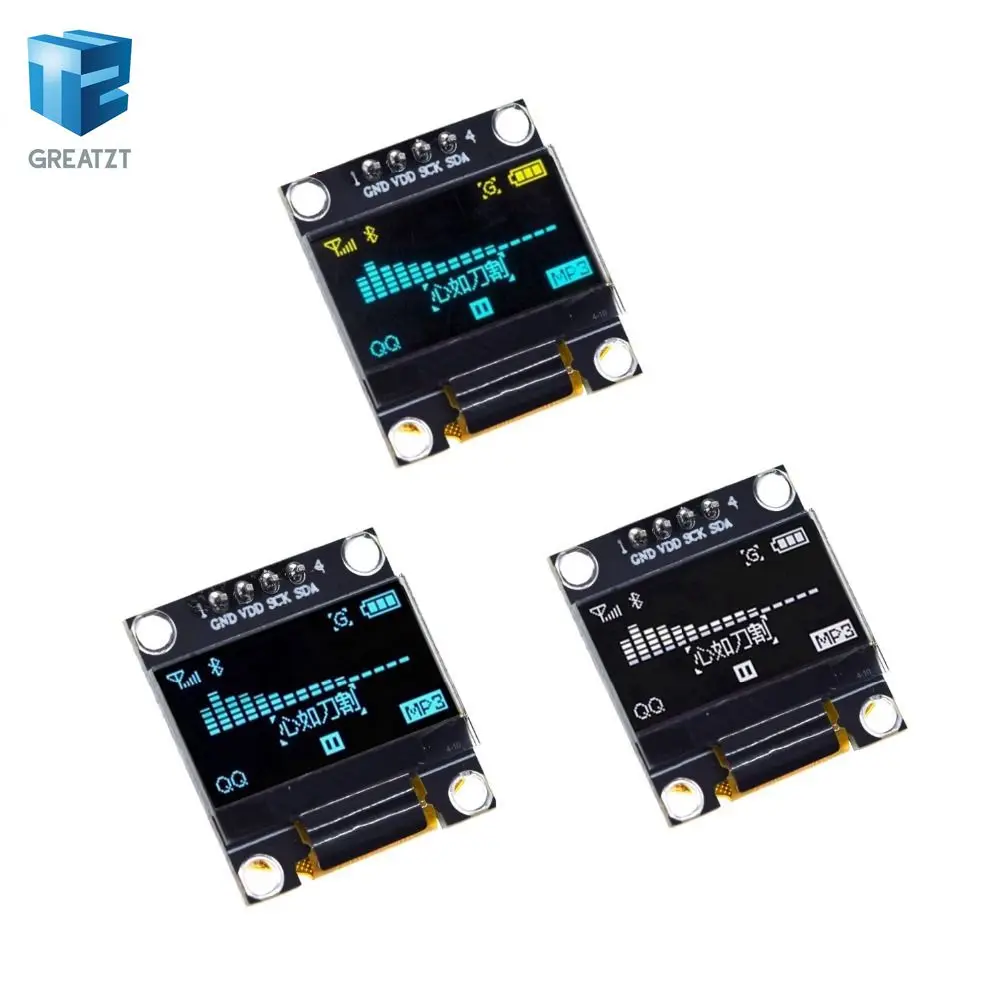 0,96 дюймовый OLED 4PIN 7PIN IIC Серийный белый дисплей модуль 128X64 IEC SSD1306 12864 плата с ЖК-экраном для Arduino