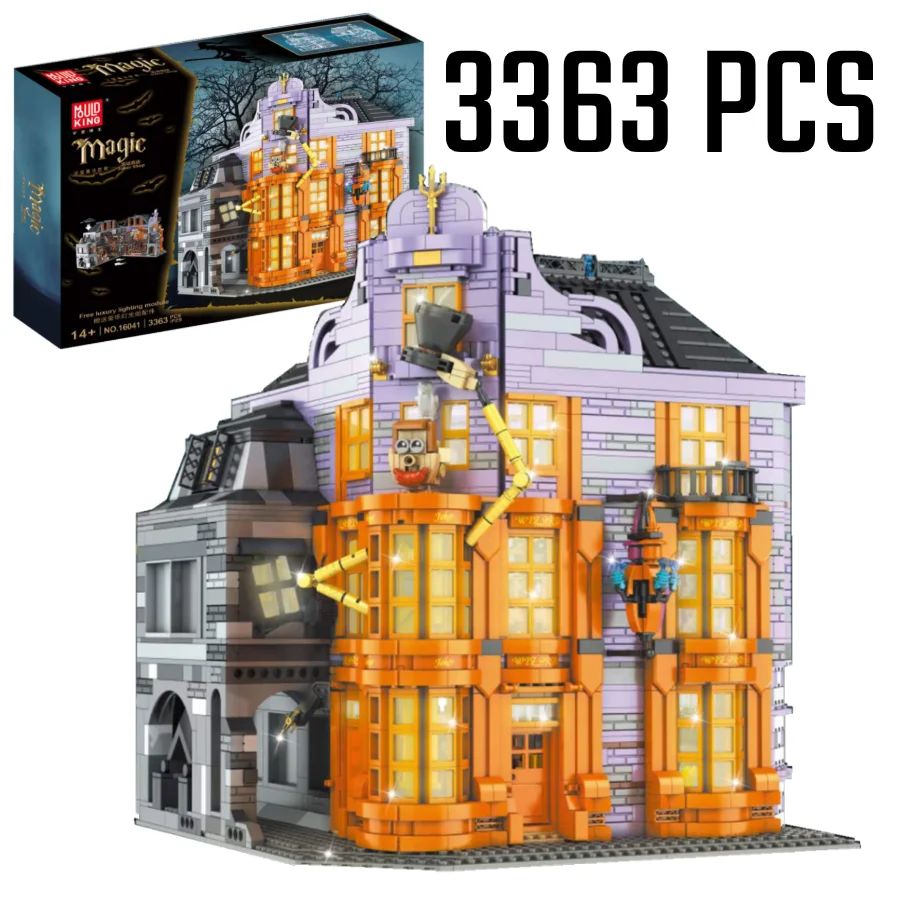 

MOULD KING 16041 Creative Streetview Toys The Magic Joke Shop Assembly Building Blocks Bricks Kids Brain Game Model Gifts