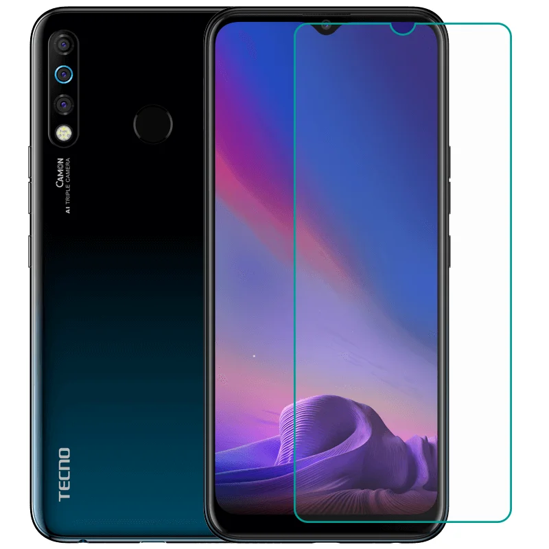 Закаленное стекло для Tecno Spark 4 3 Air Защитное Camon 12 11 11S 15 Camon12 защитная стеклянная