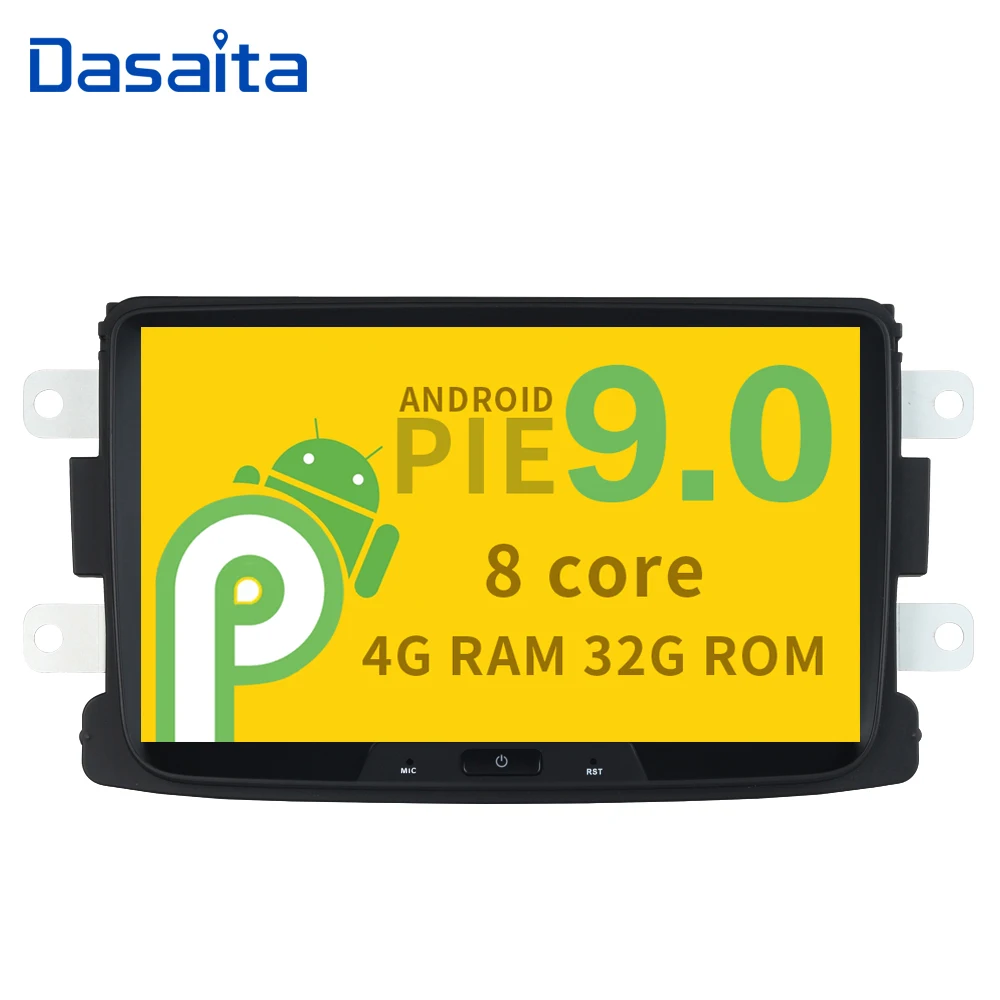 " HD цифровой сенсорный экран 1080P видео Android 9,0 автомобильное радио gps для Renault Duster Dacia Sandero Captur Lada Xray 2 Logan 2
