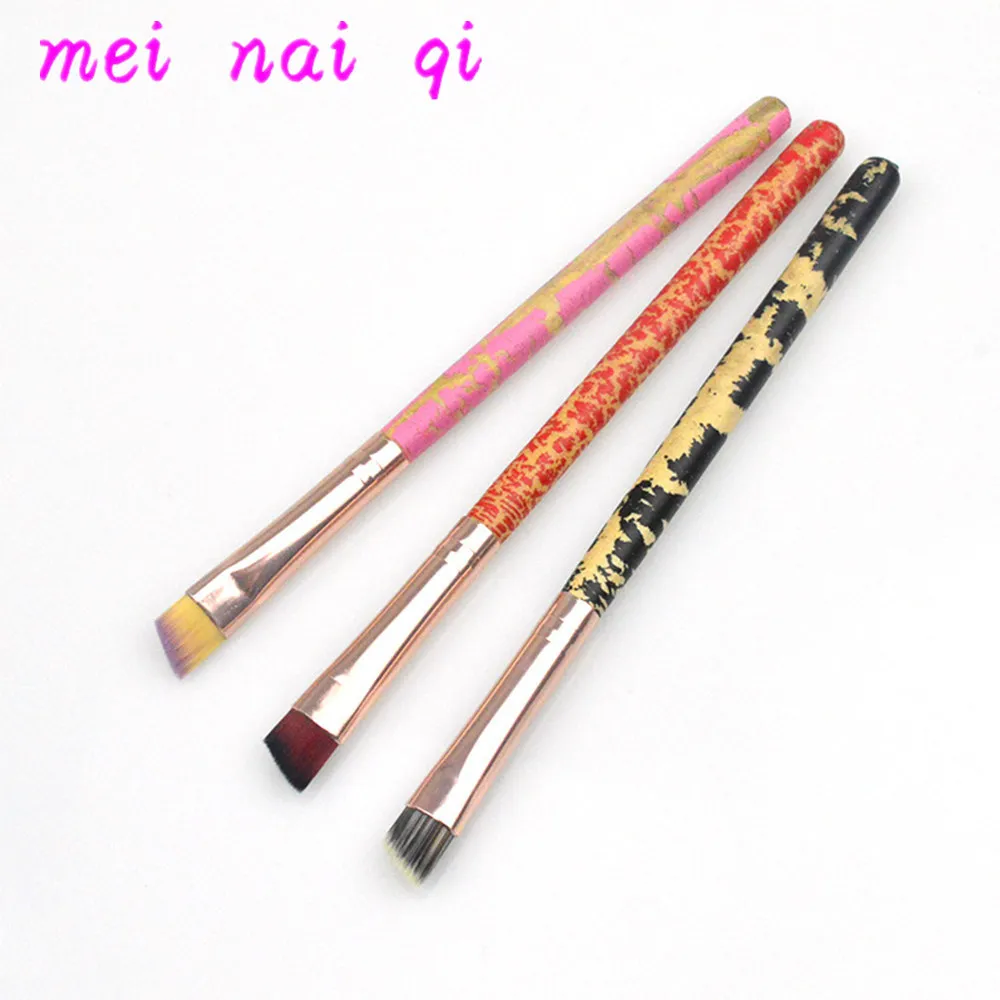 Профессиональная кисть для бровей 3 цвета инструмент макияжа глаз женщин крем