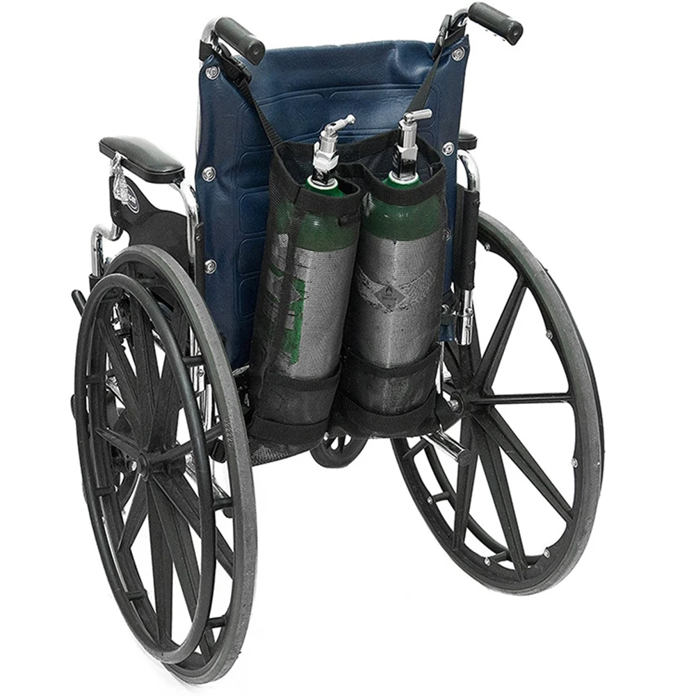 

Баллон для инвалидных колясок с кислородным баллоном, держатель рюкзака, переносная сумка с двойным отсеком