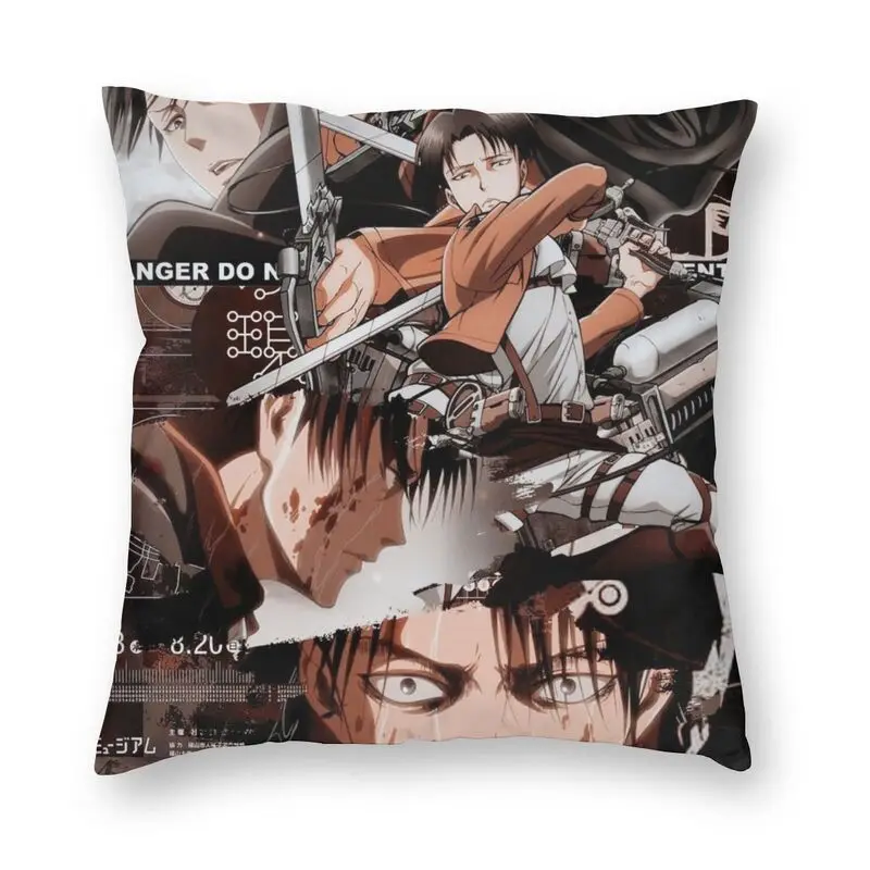 

Наволочка для подушки «атака на Подушка титана», с двухсторонним 3D-принтом, Аниме Манга «атака на Титанов», для гостиной