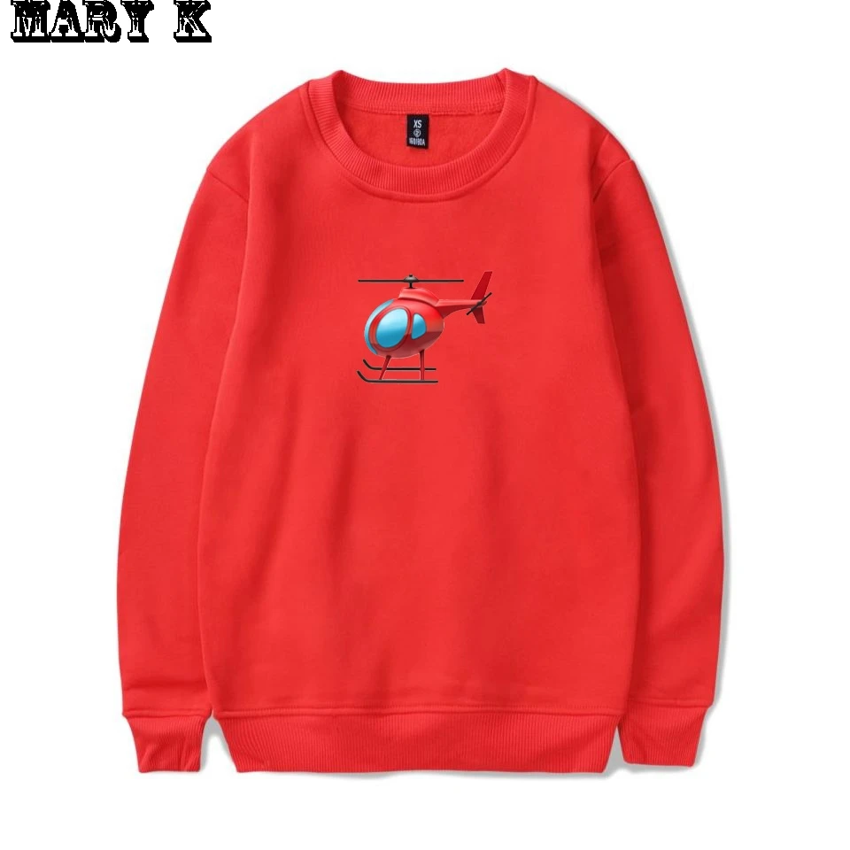 Новинка 2020 года. Мужские и женские свитшоты Tony lopez Merch Elicopter. Пуловер с круглым