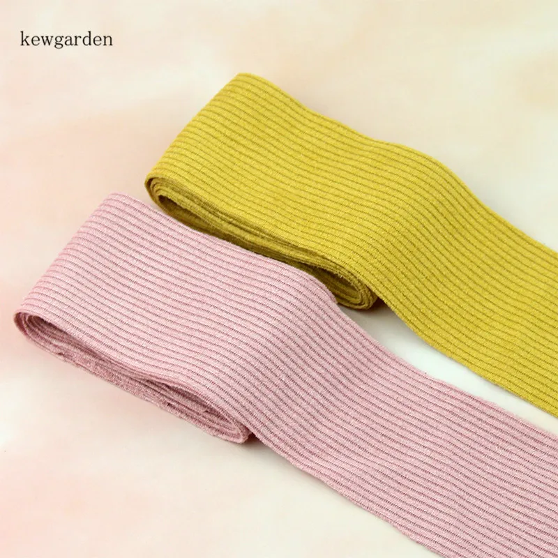 Kewgarden вязаная шерстяная ткань полосатая лента 1 5 дюйма дюйм 10 мм DIY бант