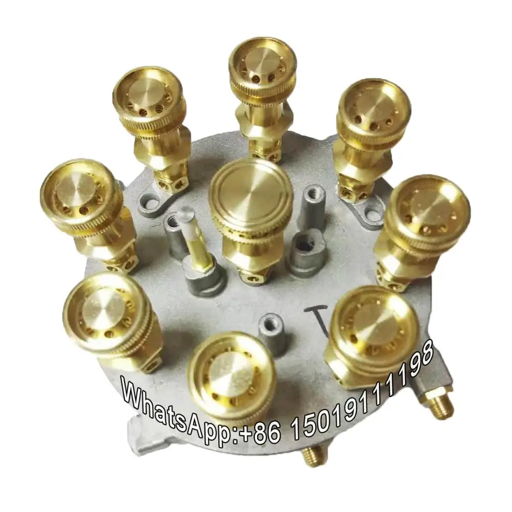 

Газовая горелка с натуральным газом, регулируемая, водонепроницаемая, нижняя, на входе, встроенная, улучшенная, жесткая, 9 головок