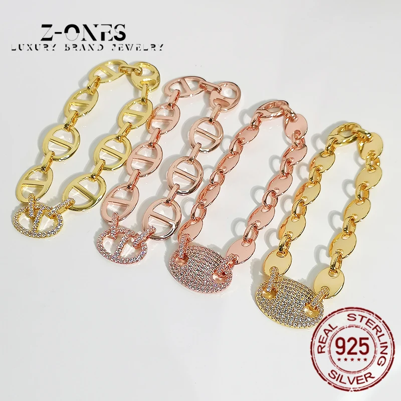 

Sailor S925 women bracelet 1:1 silver rose gold luxury brand gift Monaco jewelry fashion trend personality niche