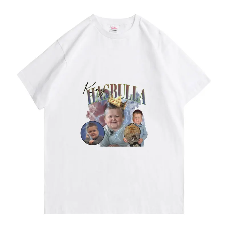 

Hasbulla Magomedov T Shirt Men Women Cotton Loose Shirt Europe Size Russia Blogger Hasbulla Fight Meme