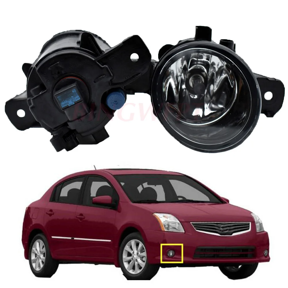 2 шт. (слева + справа) светодиодный туман светильник H11 галогенная лампа для Nissan Sentra