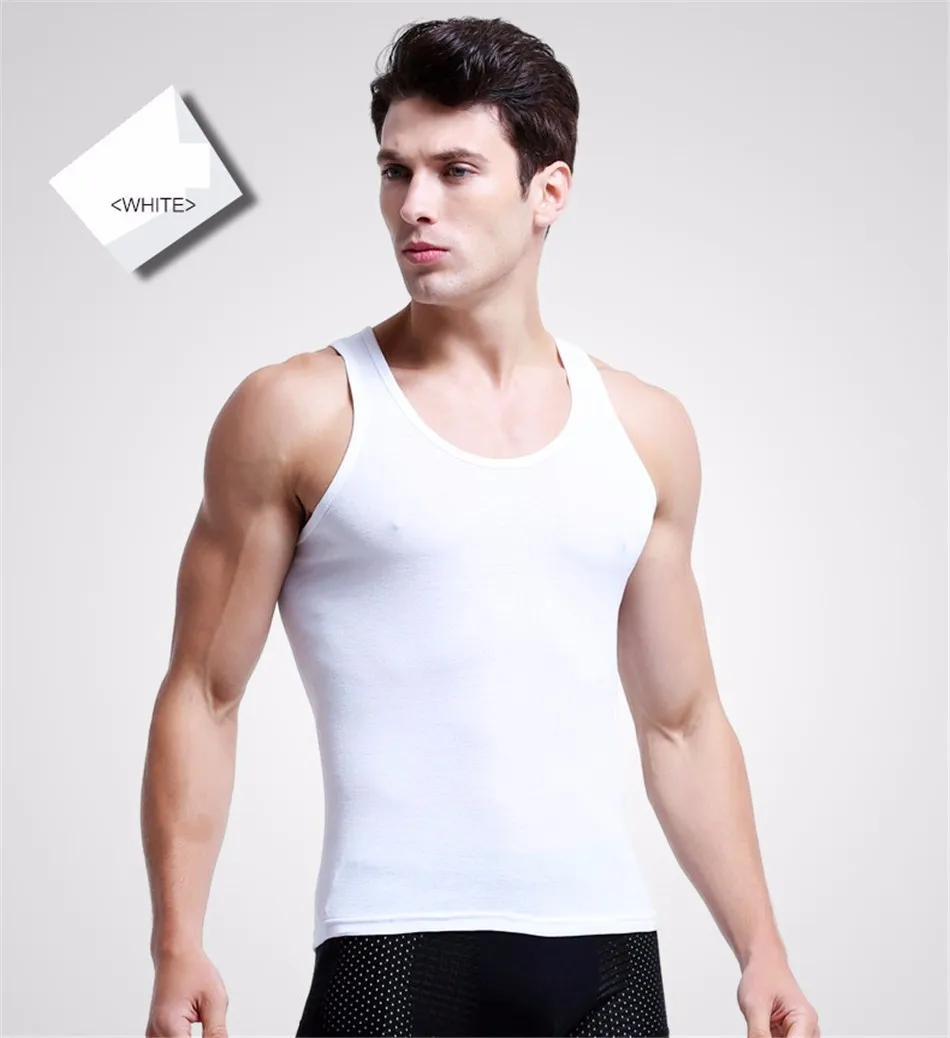 

..Hot Sales NEW Men Undershirt Vest Sleeveless Undershirt Male Sleeveless Casual