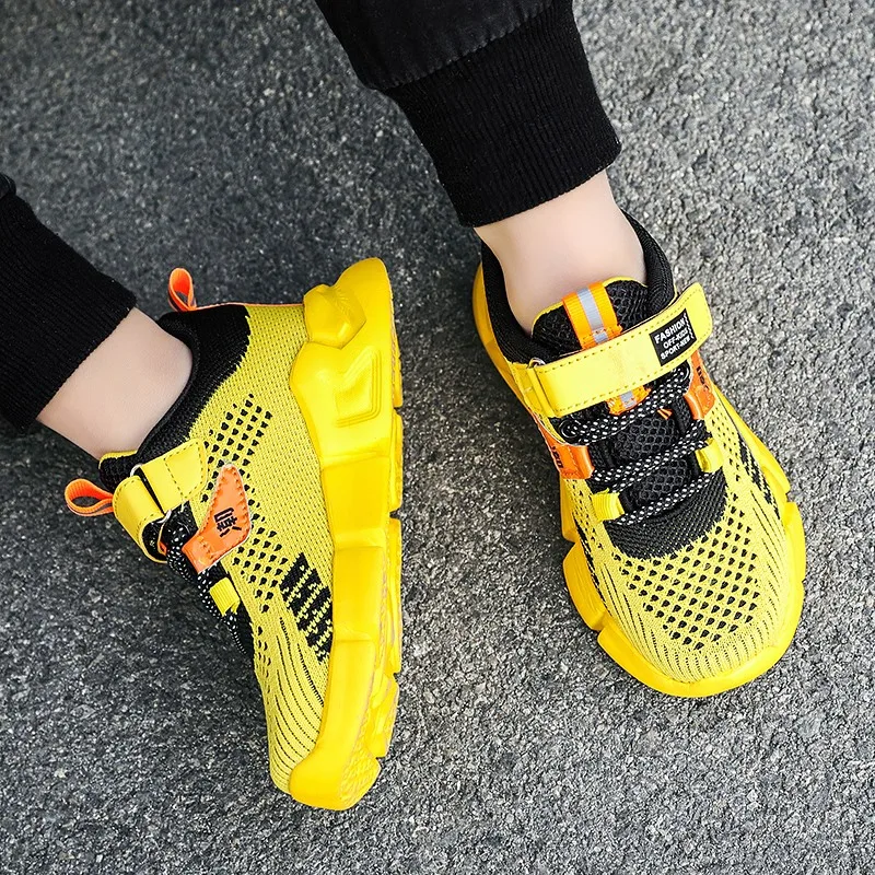 

2021 Outono Das Crianas Tnis Respirvel Malha Casual Meninos Sapatos Comfortbale Tnis De Corrida Esportes Para Meninos