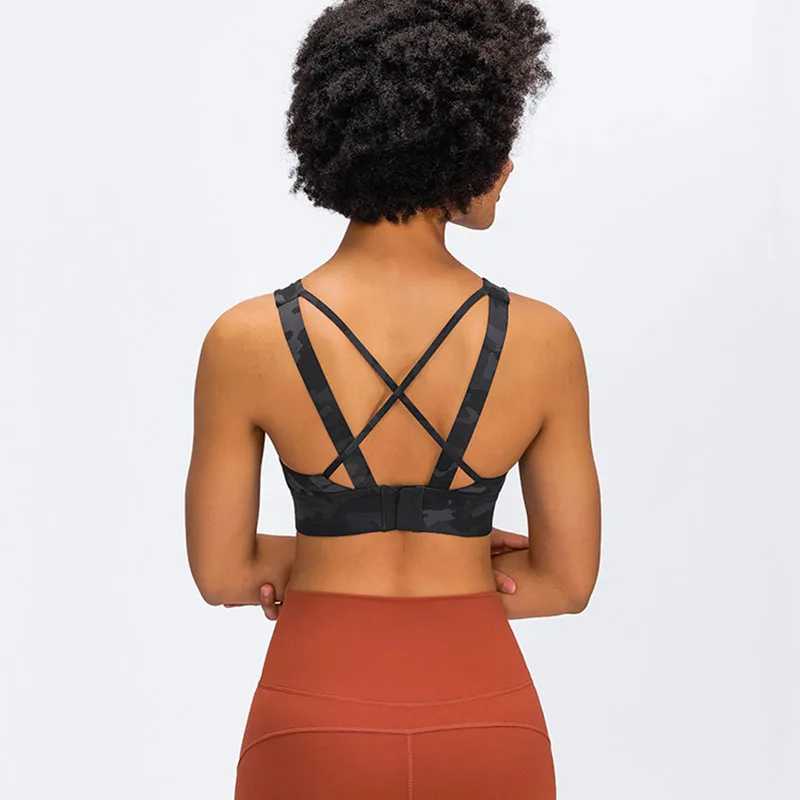 

Women Sport Bras Fitness Bra High Impact Yoga Bra Plus Size Women Padded Push Up Sport Bra tops sports