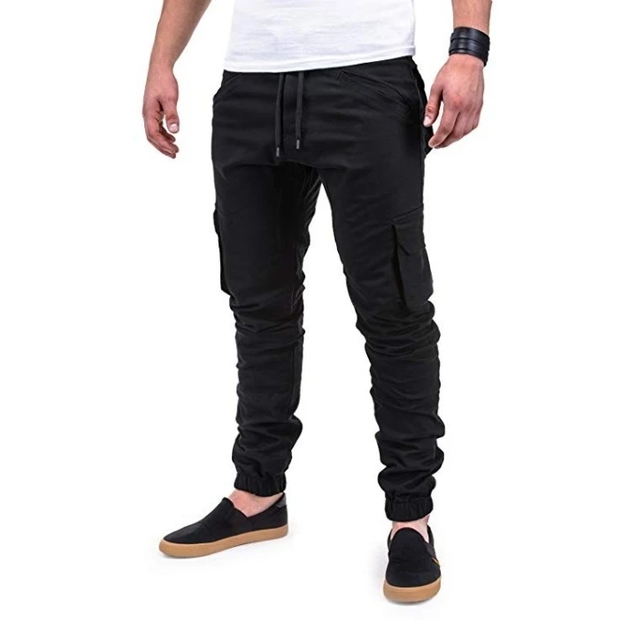 Мужская одежда для работы повседневные брюки из ткани с множеством карманов