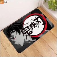 demon slayer bathroom carpets anime mat kamado nezuko kamado tanjirou agatsuma zenitsu printed bathrug kimetsu no yaiba cosplay