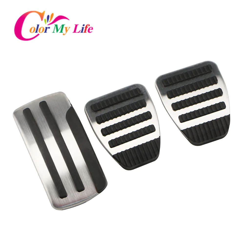 Автомобильная педаль тормоза из нержавеющей стали Color My Life крышка педали