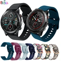 20mm 22mm silicone watchstrap for huawei honor magic watch 2 46mm 42mm amazfit stratos 3 2 2s band bracelet belt for samsung