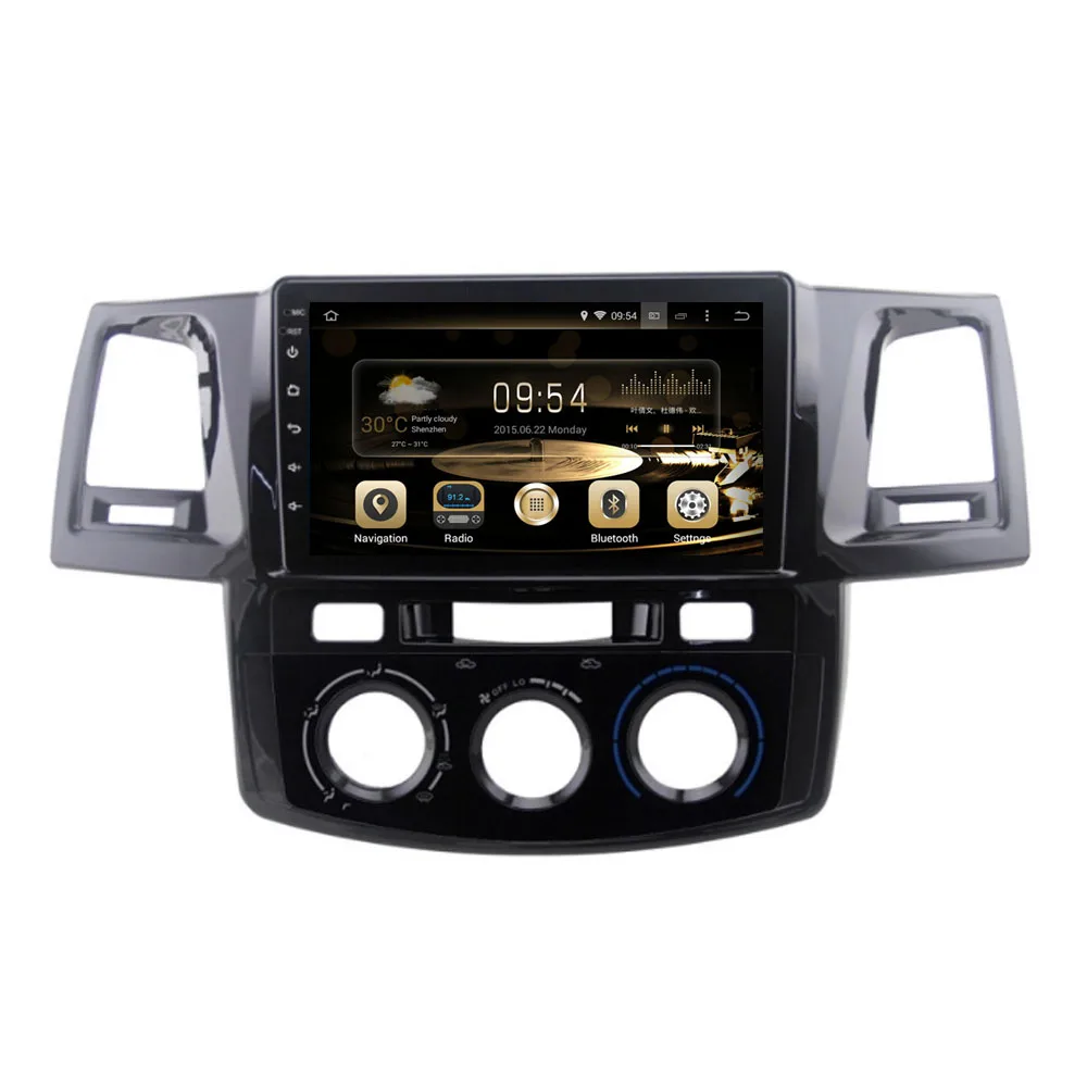 Android 9 0 Octa Core PX6/PX5 Fit TOYOTA Fortuner/HILUX Revo/Vigo 2007-2014 Сделано в США Автомобильный dvd-плеер