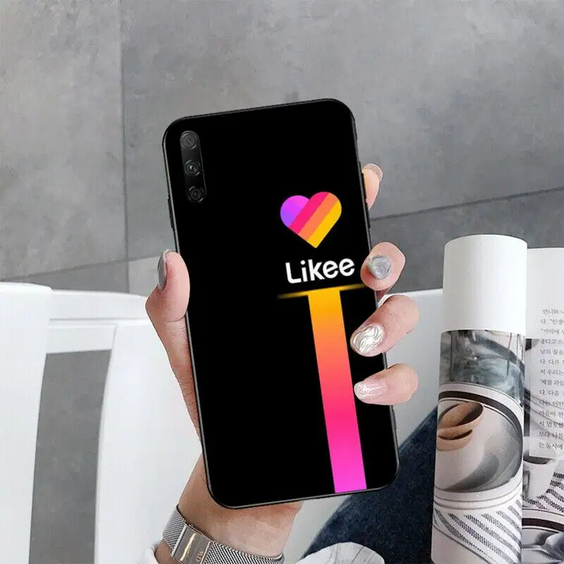 Мягкий силиконовый черный чехол HPCHCJHM likee для телефона Huawei Honor 30 20 10 9 8 8x 8c v30 Lite view pro