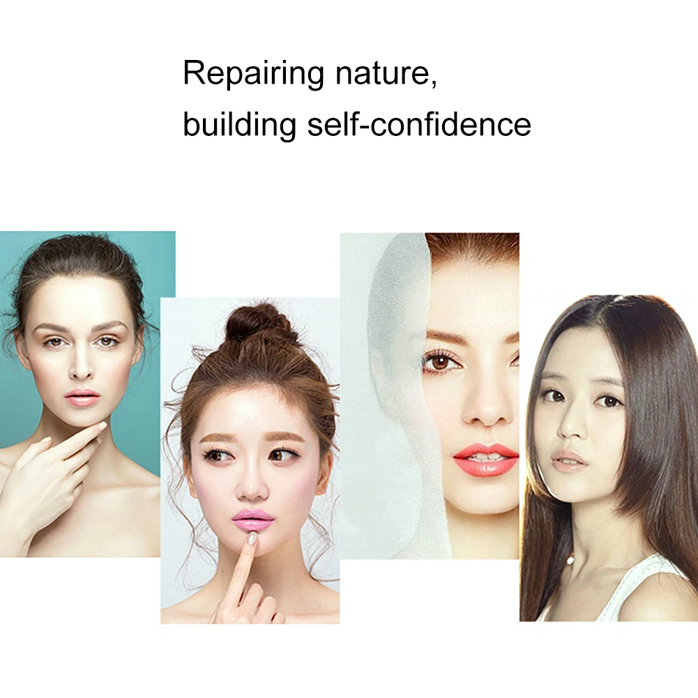 

White Nose Hair Trimmer for Men Women 2 in 1 Head Battery-Powered Water Resistant Wet/Dry for Nose Ear Hair Eyebrows Beard