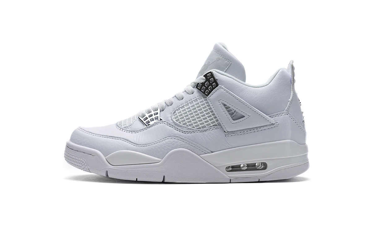 

Authentic aj AJ4 Sail Fire Red Pine Green Metallic Pack Comfortable Men Basketball Shoes Sports Sneakers