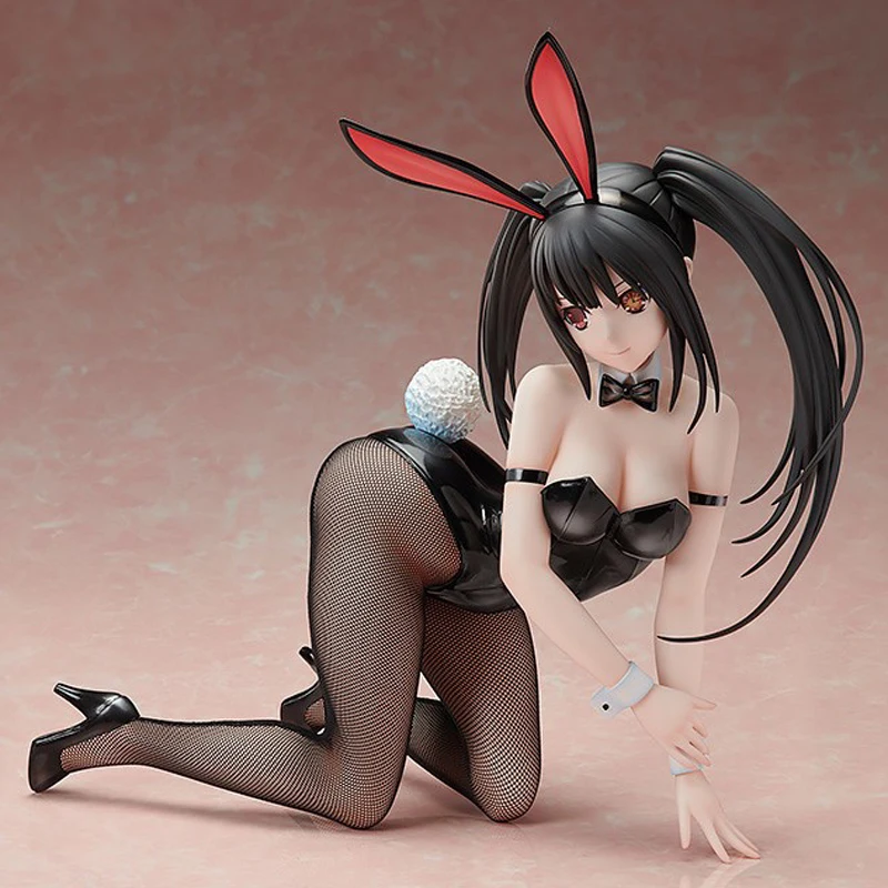

B-style Freeing Date A Live Kurumi Tokisaki Bunny Girl PVC Action Figure Anime Sexy Girl Figure Model Toys Collection Doll GIft