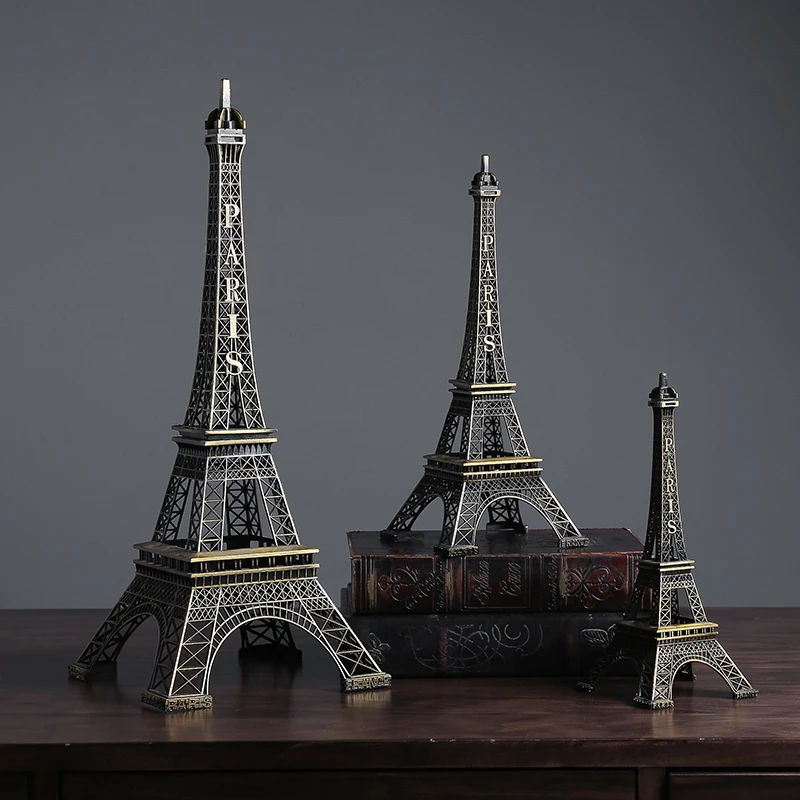 Эйфелева башня безделушки книжный шкаф настольное украшение современные
