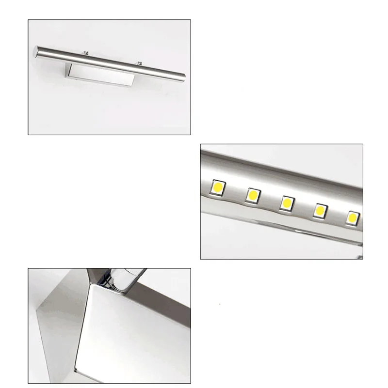 Зеркало с подсветкой LED лампа светодиодный настенный светильник для спальни