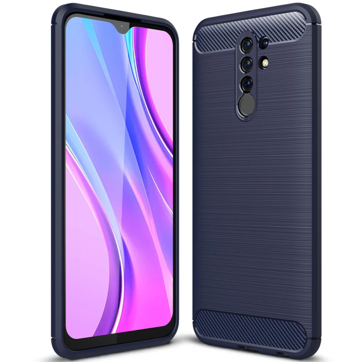 

Carbon Fiber TPU Phone Case For Xiaomi Redmi Note 4 4X 5 6 7 6A 7A 9T Pro K20 Plus Poco F1 Shockproof Softness Protection Cover