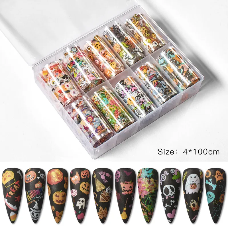 Женская наклейка для ногтей 1 коробка звездная переводная рождественская