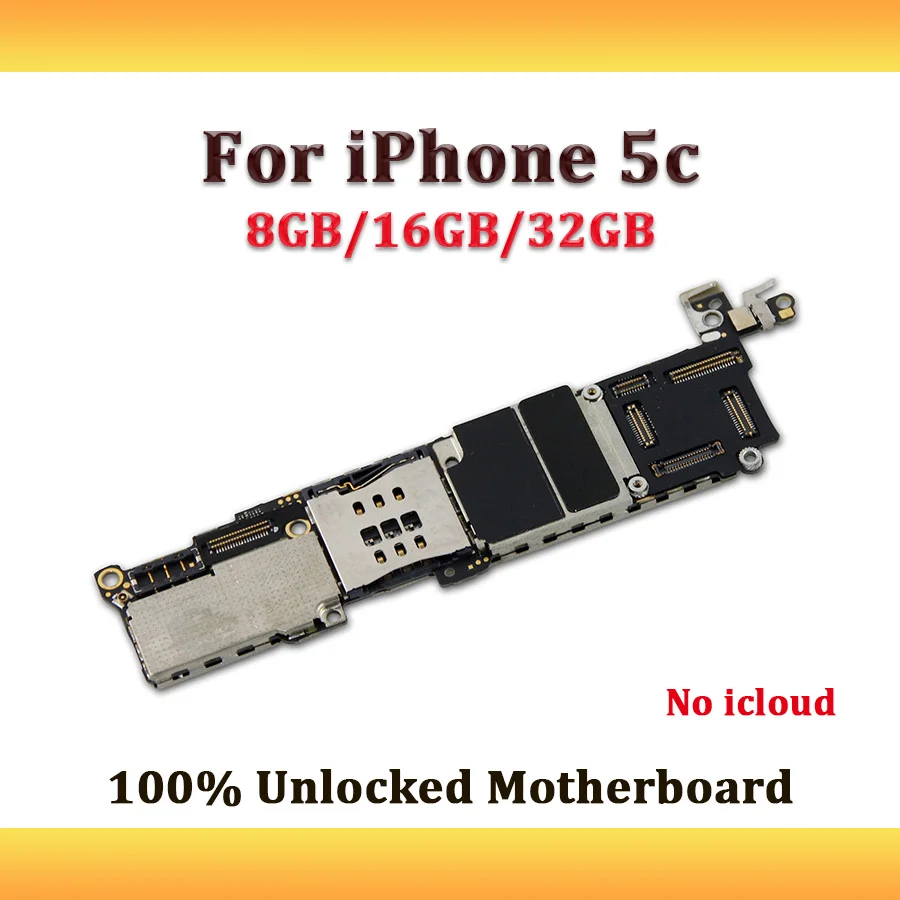 Разблокированная материнская плата для iPhone 5c 8 ГБ/16 ГБ/32 ГБ логическая с полным
